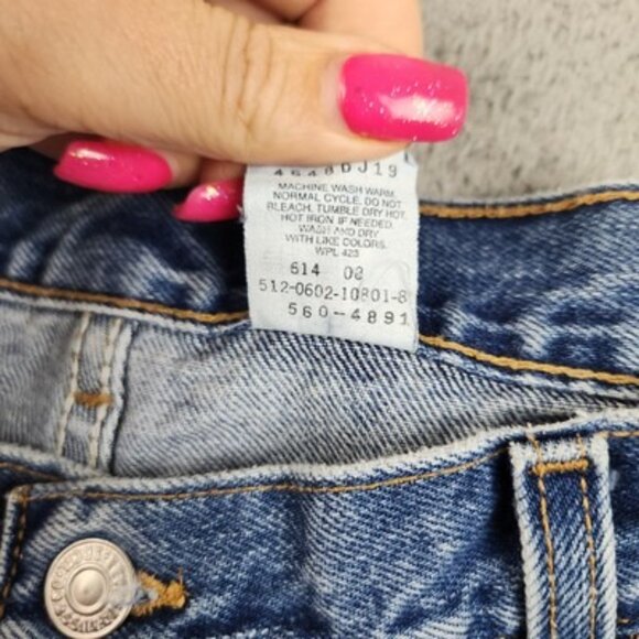 Levis 560 Jeans Mens 38x34 Blue Loose VTG Relaxed Tapered Leg Baggy Y2K Denim - Picture 8 of 10